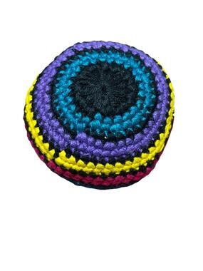 🔥World Footbag Boota Bag Crochet Hacky Rainbow BNWT🔥